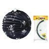 000438 Lampion Halloween kulatý kostlivci 25 cm